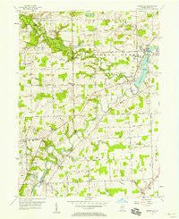 Cedarville Indiana Historical topographic map, 1:24000 scale, 7.5 X 7.5 Minute, Year 1956