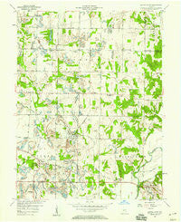 Center Point Indiana Historical topographic map, 1:24000 scale, 7.5 X 7.5 Minute, Year 1957