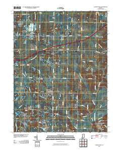 Center Point Indiana Historical topographic map, 1:24000 scale, 7.5 X 7.5 Minute, Year 2010