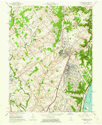 Charlestown Indiana Historical topographic map, 1:24000 scale, 7.5 X 7.5 Minute, Year 1963