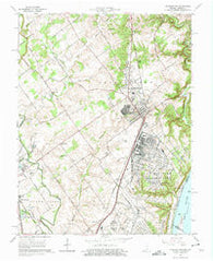 Charlestown Indiana Historical topographic map, 1:24000 scale, 7.5 X 7.5 Minute, Year 1963