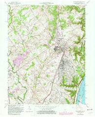 Charlestown Indiana Historical topographic map, 1:24000 scale, 7.5 X 7.5 Minute, Year 1963