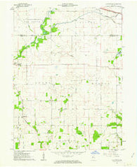 Chatterton Indiana Historical topographic map, 1:24000 scale, 7.5 X 7.5 Minute, Year 1961