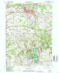 Chesterton Indiana Historical topographic map, 1:24000 scale, 7.5 X 7.5 Minute, Year 1962