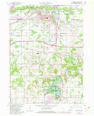 Chesterton Indiana Historical topographic map, 1:24000 scale, 7.5 X 7.5 Minute, Year 1962
