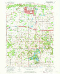 Chesterton Indiana Historical topographic map, 1:24000 scale, 7.5 X 7.5 Minute, Year 1962