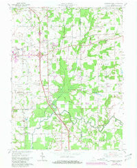 Chestnut Ridge Indiana Historical topographic map, 1:24000 scale, 7.5 X 7.5 Minute, Year 1959