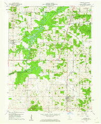 Chrisney Indiana Historical topographic map, 1:24000 scale, 7.5 X 7.5 Minute, Year 1960