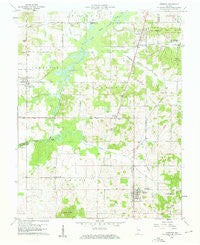 Chrisney Indiana Historical topographic map, 1:24000 scale, 7.5 X 7.5 Minute, Year 1960