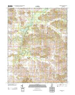 Chrisney Indiana Historical topographic map, 1:24000 scale, 7.5 X 7.5 Minute, Year 2013