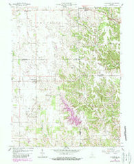 Clarksburg Indiana Historical topographic map, 1:24000 scale, 7.5 X 7.5 Minute, Year 1958