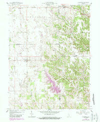 Clarksburg Indiana Historical topographic map, 1:24000 scale, 7.5 X 7.5 Minute, Year 1958