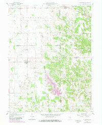 Clarksburg Indiana Historical topographic map, 1:24000 scale, 7.5 X 7.5 Minute, Year 1958