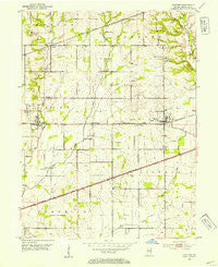 Clayton Indiana Historical topographic map, 1:24000 scale, 7.5 X 7.5 Minute, Year 1953