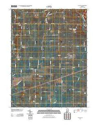 Clayton Indiana Historical topographic map, 1:24000 scale, 7.5 X 7.5 Minute, Year 2010