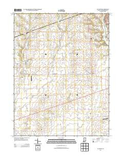 Clayton Indiana Historical topographic map, 1:24000 scale, 7.5 X 7.5 Minute, Year 2013