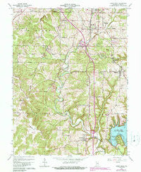 Clear Creek Indiana Historical topographic map, 1:24000 scale, 7.5 X 7.5 Minute, Year 1965