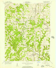 Clear Creek Indiana Historical topographic map, 1:24000 scale, 7.5 X 7.5 Minute, Year 1956