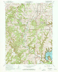 Clear Creek Indiana Historical topographic map, 1:24000 scale, 7.5 X 7.5 Minute, Year 1965