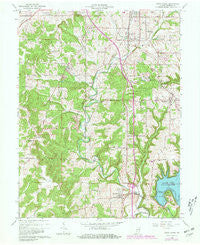 Clear Creek Indiana Historical topographic map, 1:24000 scale, 7.5 X 7.5 Minute, Year 1965