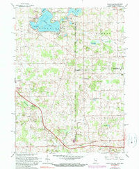 Clear Lake Indiana Historical topographic map, 1:24000 scale, 7.5 X 7.5 Minute, Year 1961