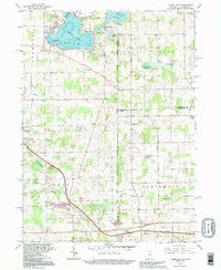 Clear Lake Indiana Historical topographic map, 1:24000 scale, 7.5 X 7.5 Minute, Year 1992