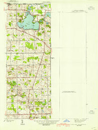 Clear Lake Indiana Historical topographic map, 1:24000 scale, 7.5 X 7.5 Minute, Year 1940