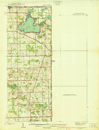 Clear Lake Indiana Historical topographic map, 1:24000 scale, 7.5 X 7.5 Minute, Year 1939