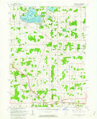 Clear Lake Indiana Historical topographic map, 1:24000 scale, 7.5 X 7.5 Minute, Year 1961