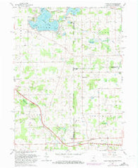 Clear Lake Indiana Historical topographic map, 1:24000 scale, 7.5 X 7.5 Minute, Year 1961