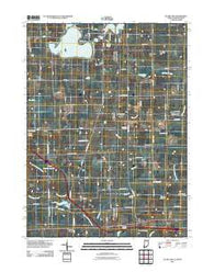 Clear Lake Indiana Historical topographic map, 1:24000 scale, 7.5 X 7.5 Minute, Year 2011