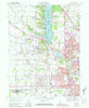 Clermont Indiana Historical topographic map, 1:24000 scale, 7.5 X 7.5 Minute, Year 1967