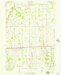 Cleveland Indiana Historical topographic map, 1:24000 scale, 7.5 X 7.5 Minute, Year 1956