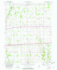 Cleveland Indiana Historical topographic map, 1:24000 scale, 7.5 X 7.5 Minute, Year 1956