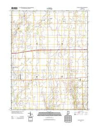Cleveland Indiana Historical topographic map, 1:24000 scale, 7.5 X 7.5 Minute, Year 2013