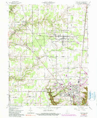 Clifty Falls Indiana Historical topographic map, 1:24000 scale, 7.5 X 7.5 Minute, Year 1964
