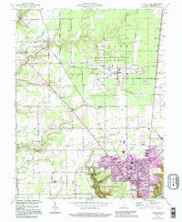 Clifty Falls Indiana Historical topographic map, 1:24000 scale, 7.5 X 7.5 Minute, Year 1992