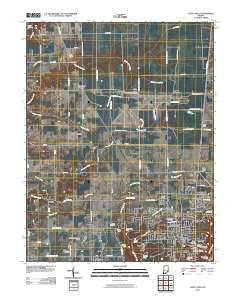 Clifty Falls Indiana Historical topographic map, 1:24000 scale, 7.5 X 7.5 Minute, Year 2010