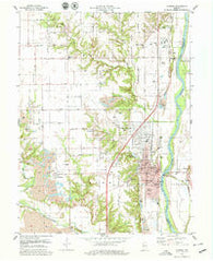 Clinton Indiana Historical topographic map, 1:24000 scale, 7.5 X 7.5 Minute, Year 1978