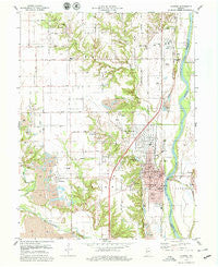 Clinton Indiana Historical topographic map, 1:24000 scale, 7.5 X 7.5 Minute, Year 1978