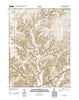 Clinton Falls Indiana Historical topographic map, 1:24000 scale, 7.5 X 7.5 Minute, Year 2013