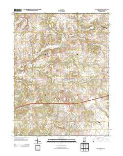 Cloverdale Indiana Historical topographic map, 1:24000 scale, 7.5 X 7.5 Minute, Year 2013