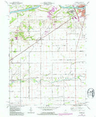 Clymers Indiana Historical topographic map, 1:24000 scale, 7.5 X 7.5 Minute, Year 1962