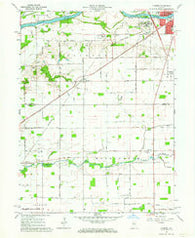 Clymers Indiana Historical topographic map, 1:24000 scale, 7.5 X 7.5 Minute, Year 1962