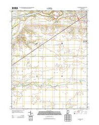 Clymers Indiana Historical topographic map, 1:24000 scale, 7.5 X 7.5 Minute, Year 2013