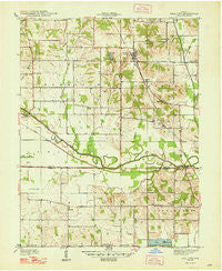 Coal City Indiana Historical topographic map, 1:24000 scale, 7.5 X 7.5 Minute, Year 1948