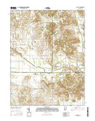 Coal City Indiana Current topographic map, 1:24000 scale, 7.5 X 7.5 Minute, Year 2016