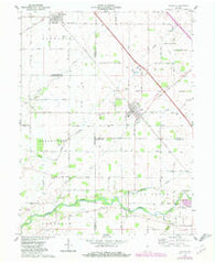 Colfax Indiana Historical topographic map, 1:24000 scale, 7.5 X 7.5 Minute, Year 1962