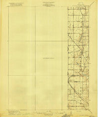 College Corner Ohio Historical topographic map, 1:62500 scale, 15 X 15 Minute, Year 1918