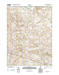 Columbia City Indiana Historical topographic map, 1:24000 scale, 7.5 X 7.5 Minute, Year 2013